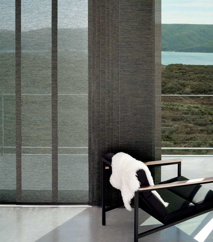 window treatments for sliding glass doors in charcoal gray in Rocky River OH