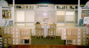 Timan Custom Window Treatments on display in original showroom