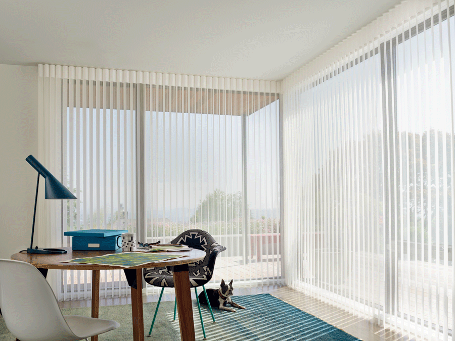 Sheer shades perfect for your home office in Cleveland.