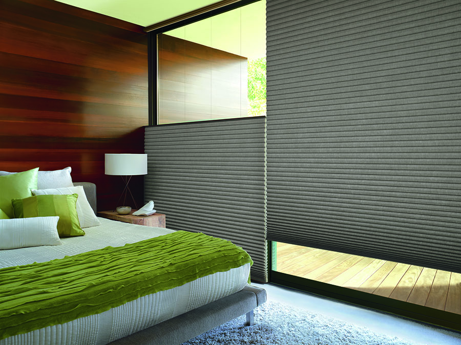 Top-down bottom-up blinds in the bedroom offer increased safety