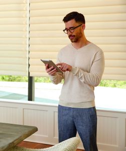 smart home technology with ipad control of smart shades Rocky River OH