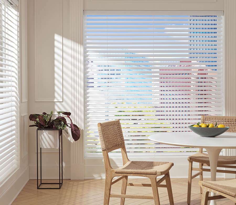 light filtering blinds on large kitchen windows in Cleveland OH