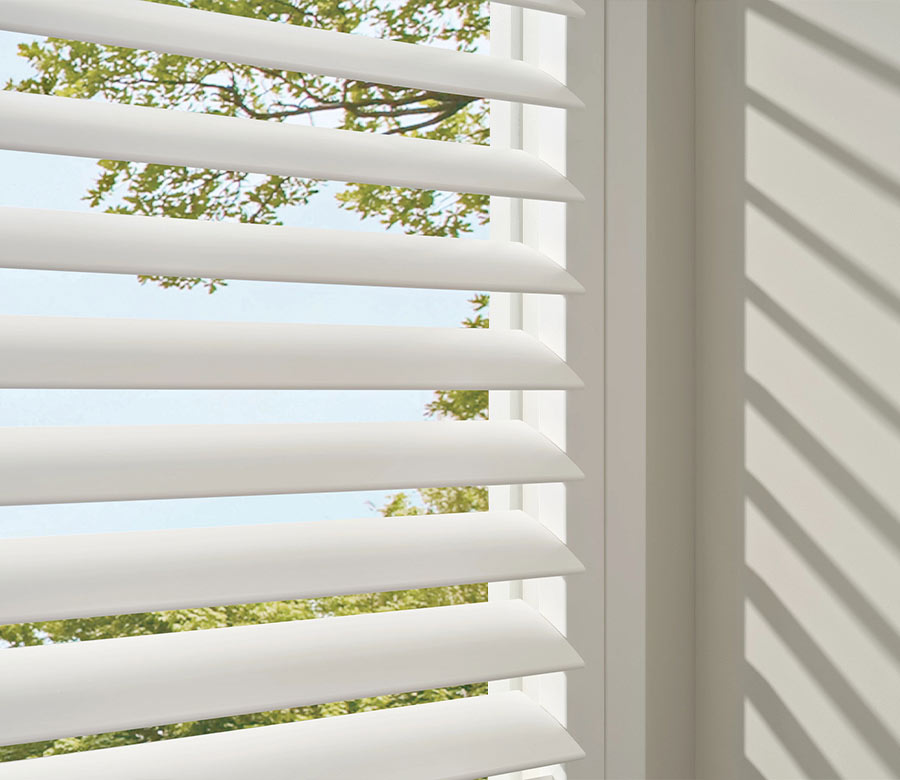 Moisture-resistant interior shutters for kitchens and bathrooms
